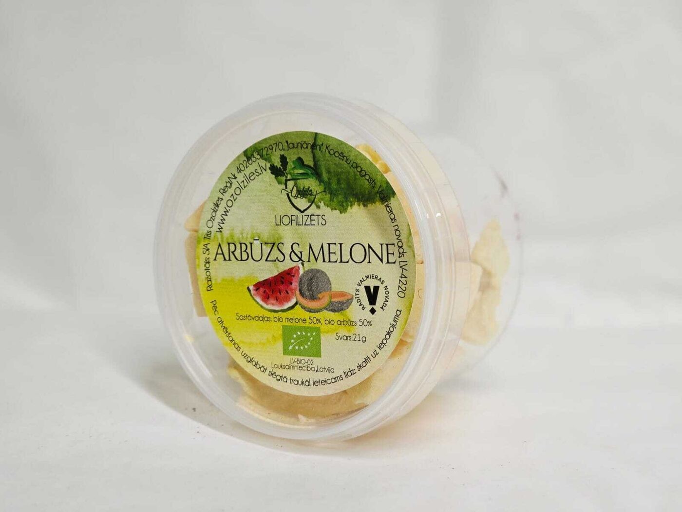 BIO arbūza un melones krispi, 280 ml — attēls 2