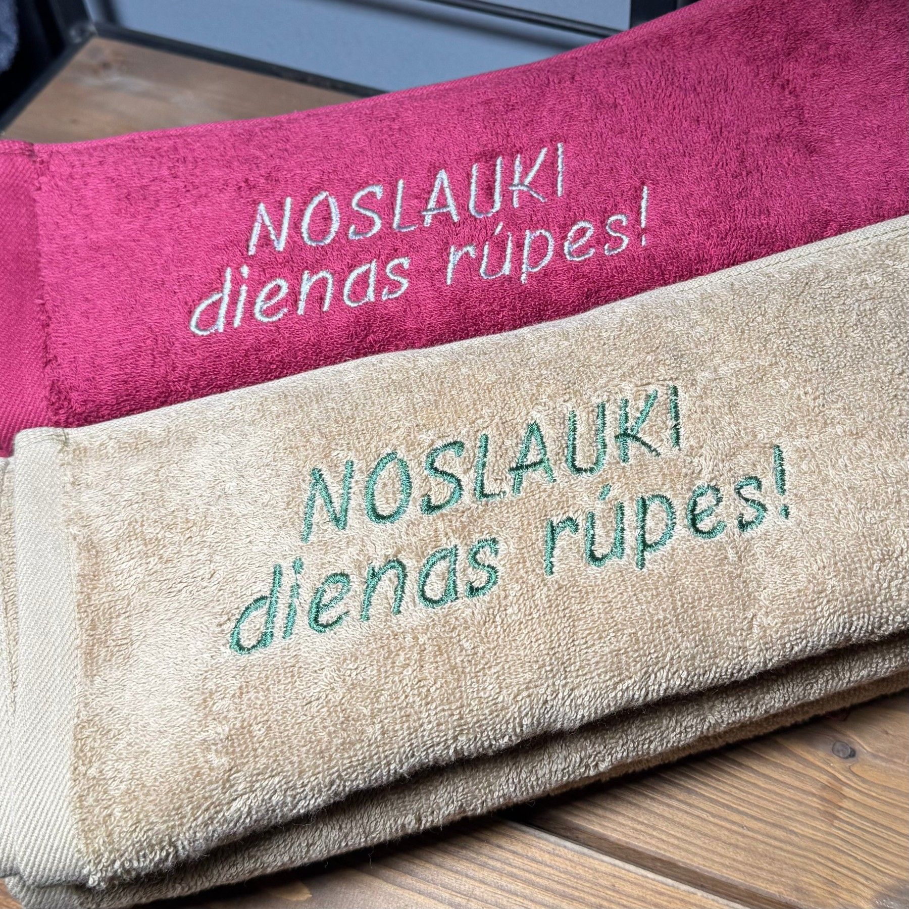 Dvielis Visi Var, 70x140, rozā, bēšā krāsā — attēls 2