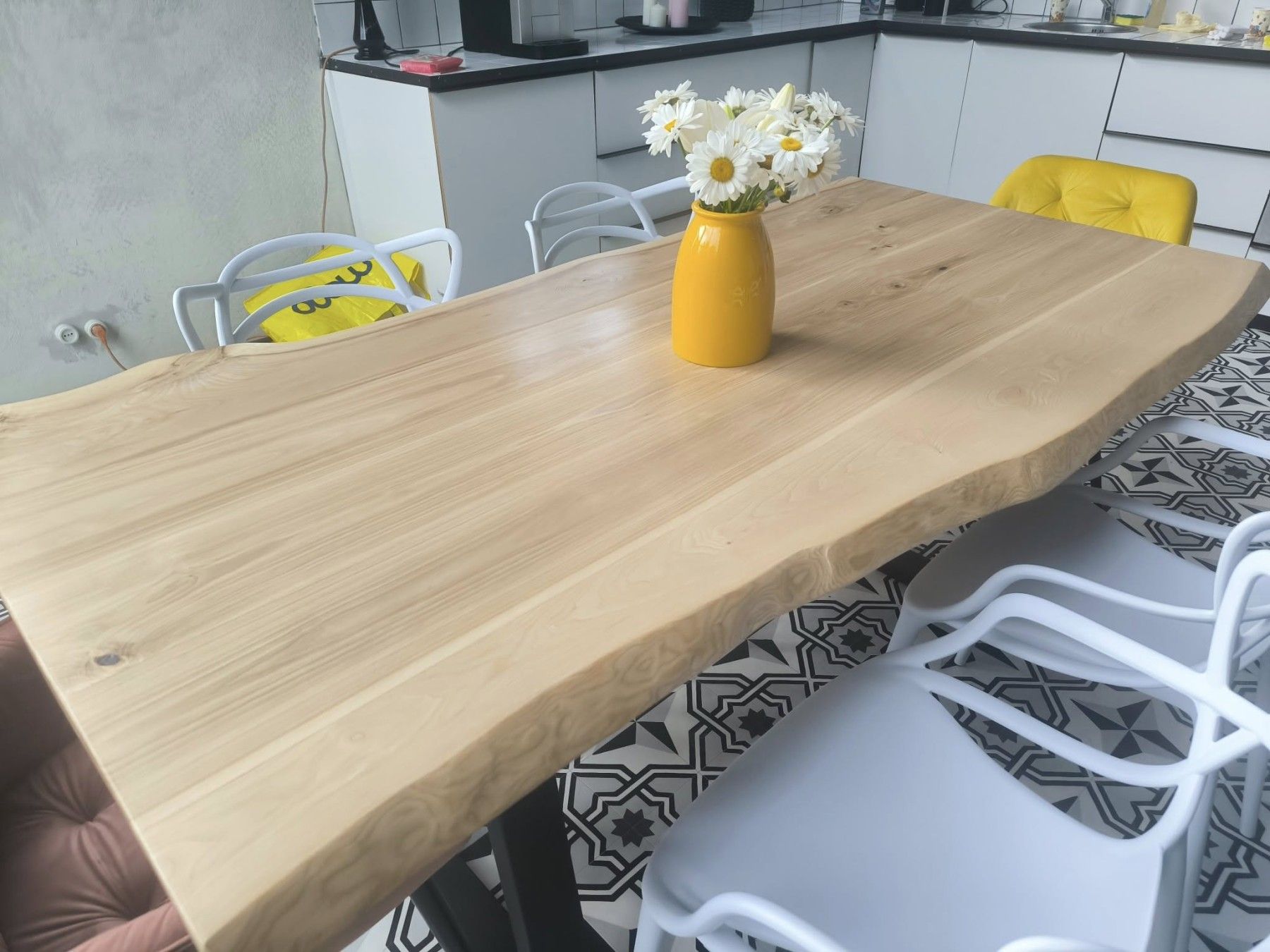 Galds Ēvele Mēbele, ēdamgalds, osis, platums 100 cm — attēls 4