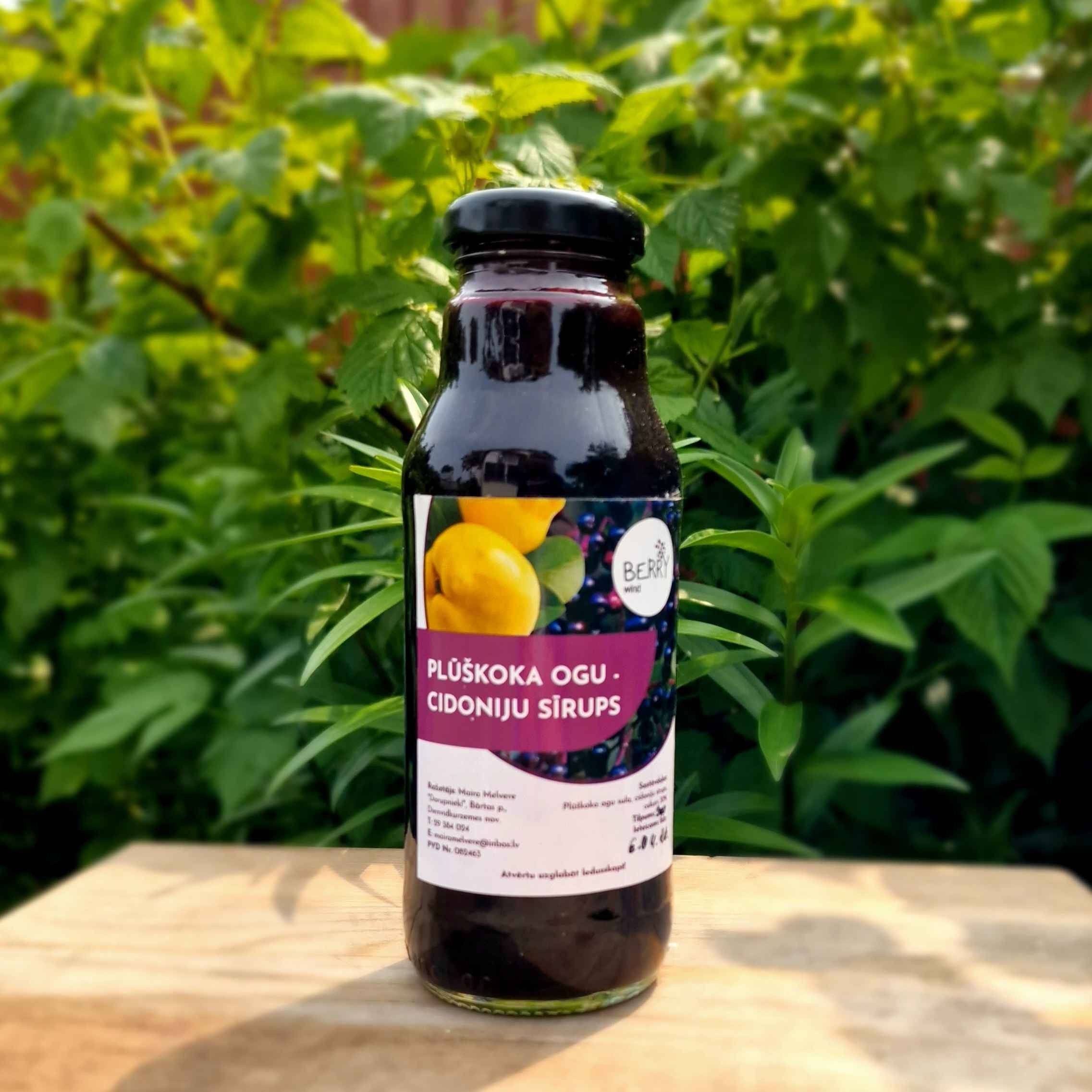 Plūškoka–cidoniju sīrups, 250 ml