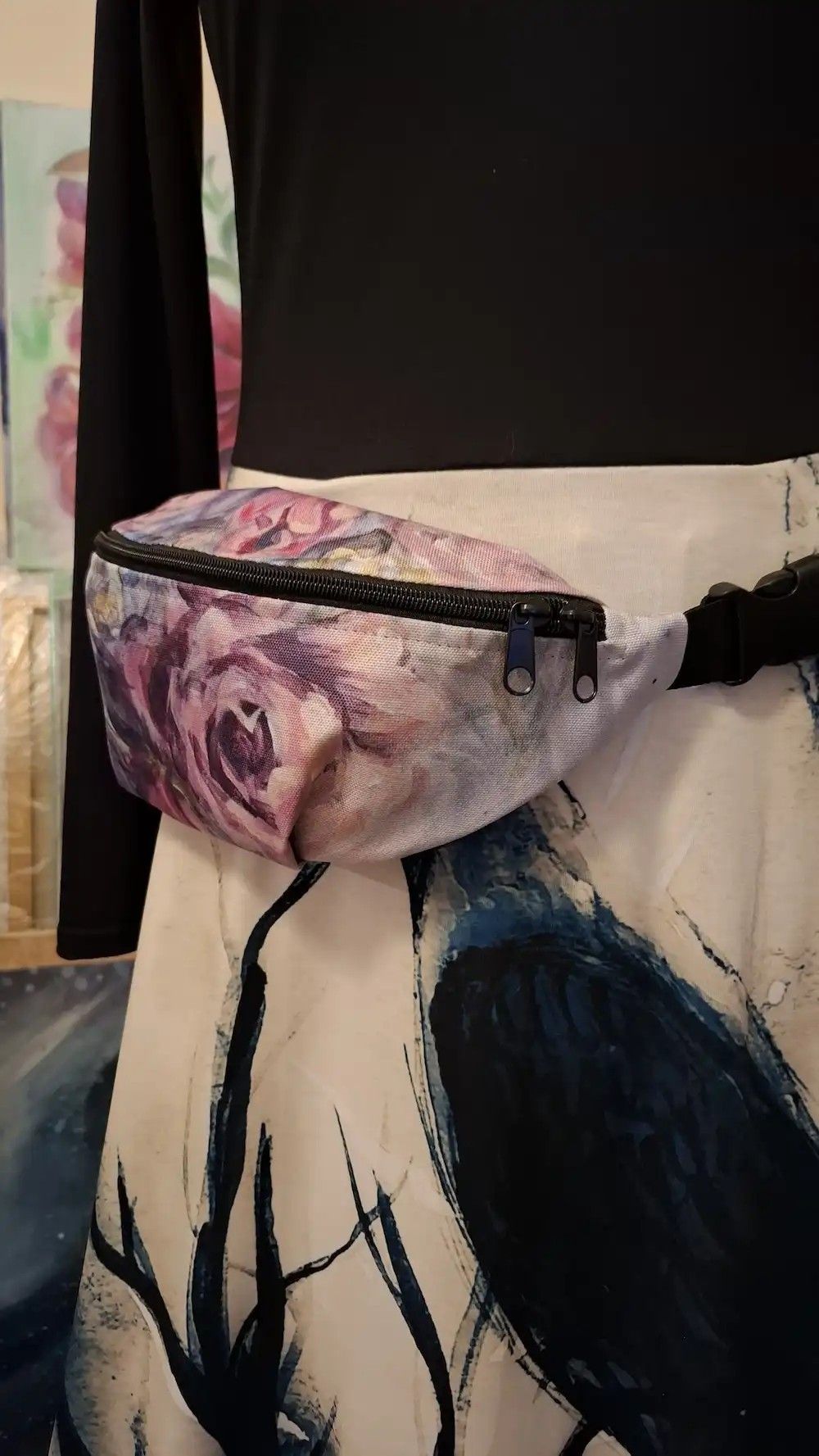 Jostas soma Anda Sproģe Art, rozā krāsā — attēls 3