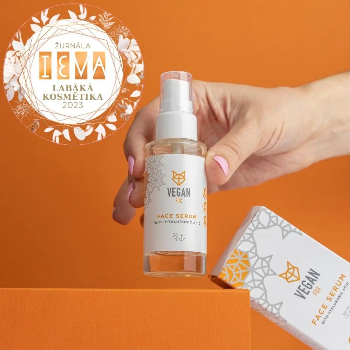 Sejas serums / skrubis Vegan Fox, serums, sausai ādai, 30 ml — attēls 2