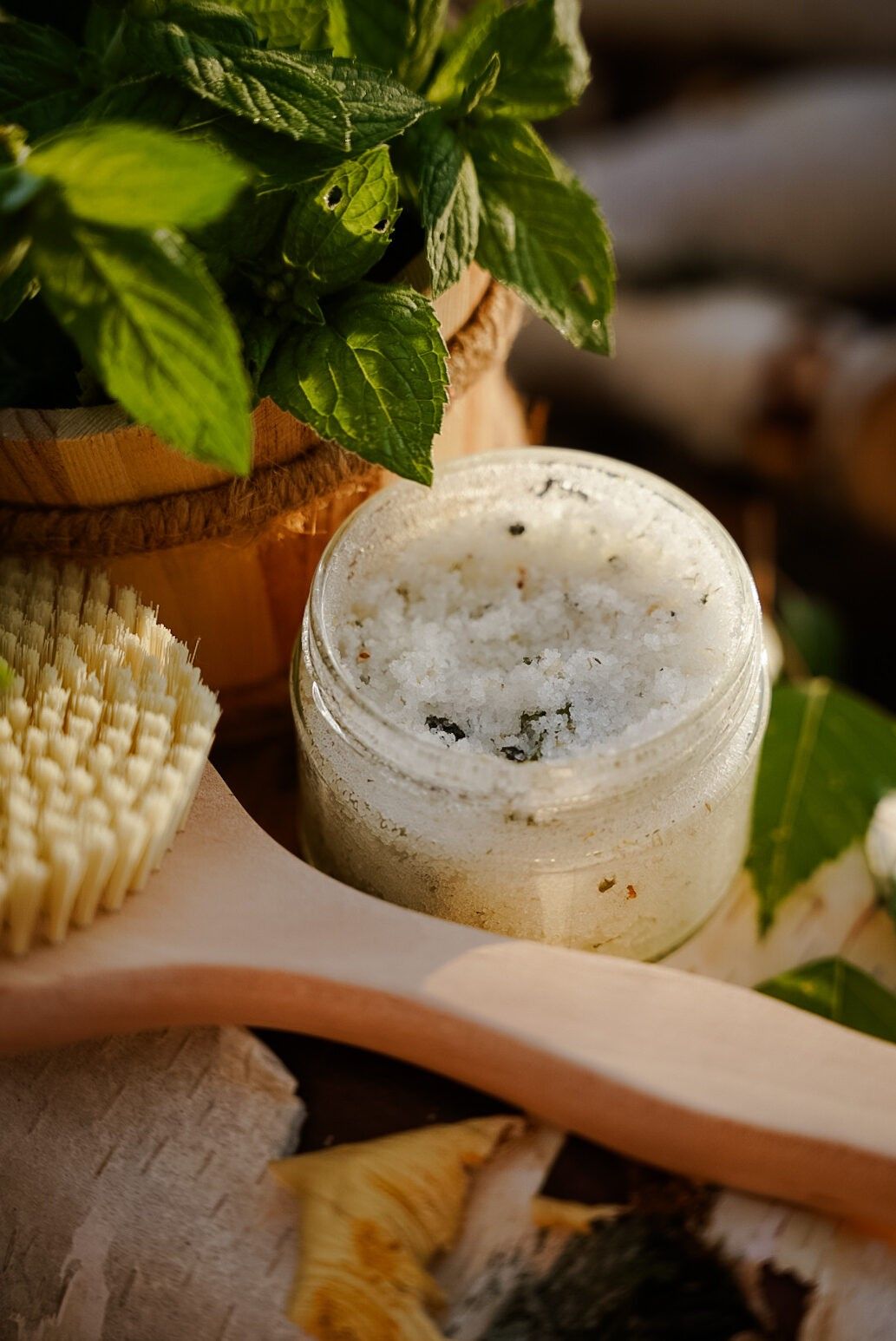 Ķermeņa skrubis Frosti, piparmētru aromāts — attēls 2