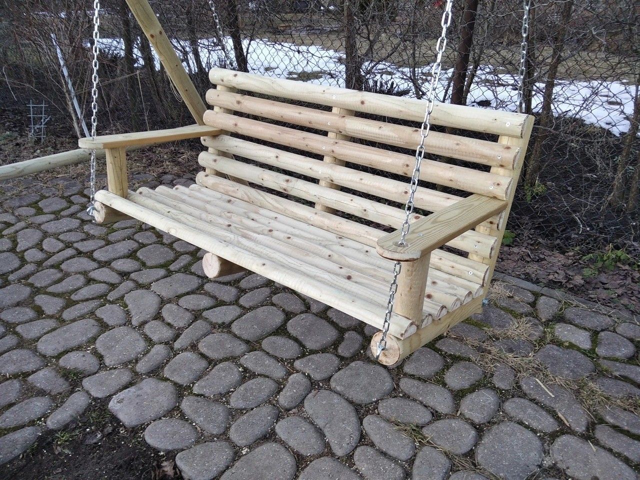 Šūpuļkrēsls K-1.20, 2 vietas, platums 300 cm, dziļums 210 cm — attēls 2
