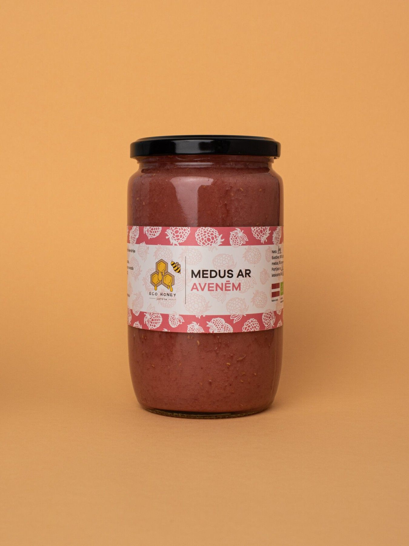 Medus ar piedevām EcoHoney Latvia, 40 g, krēmveida (putots) — attēls 2