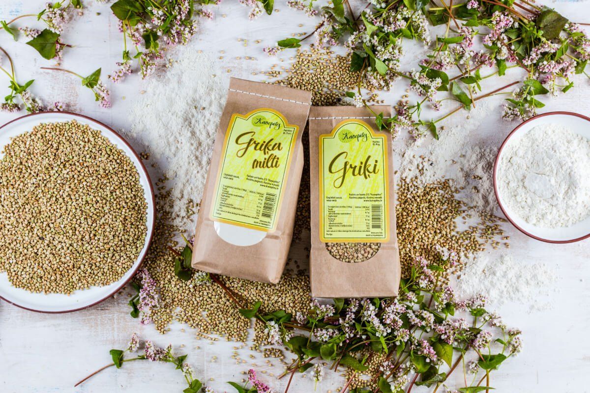 Zaļo griķu milti, BIO, 1 kg — attēls 2