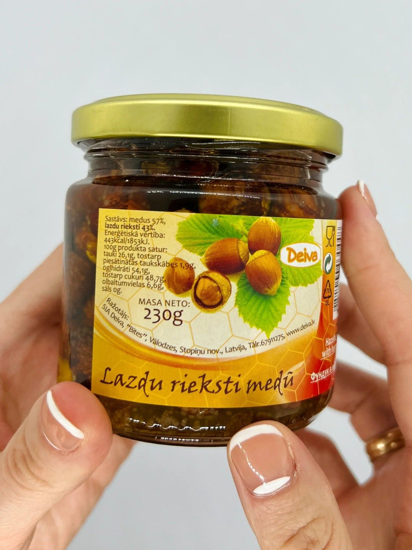 Medus ar piedevām Deiva, 230 g — attēls 2