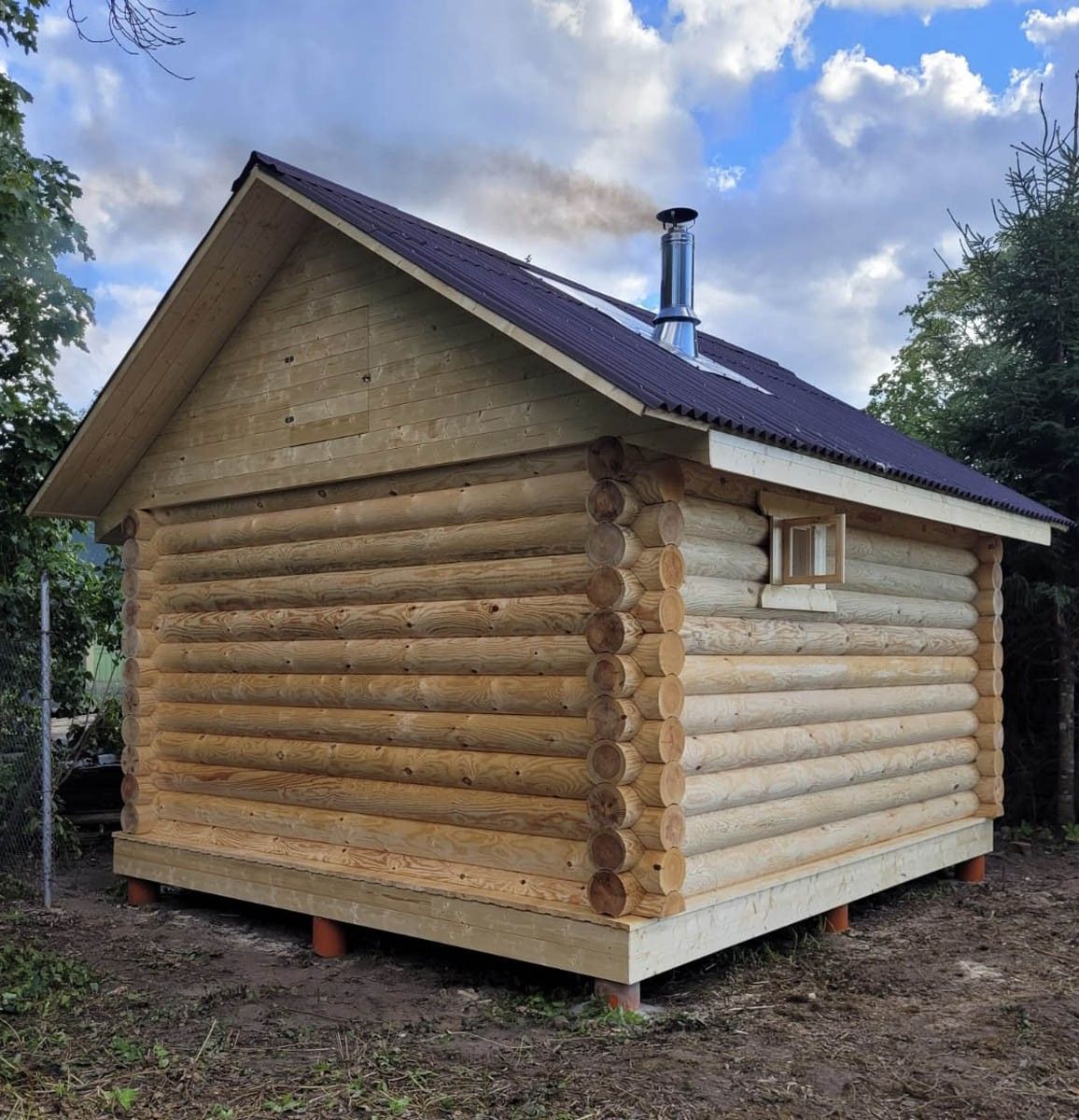 Guļbūves pirts, malkas krāsns, 16 m² — attēls 5