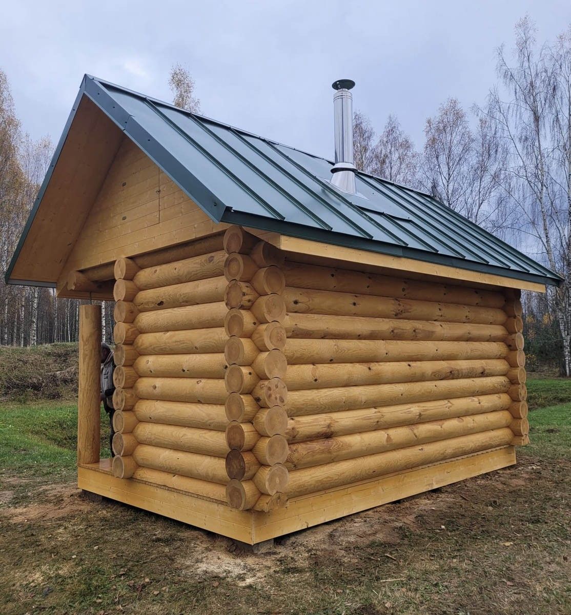 Guļbūves pirts, malkas krāsns, 14 m² — attēls 2