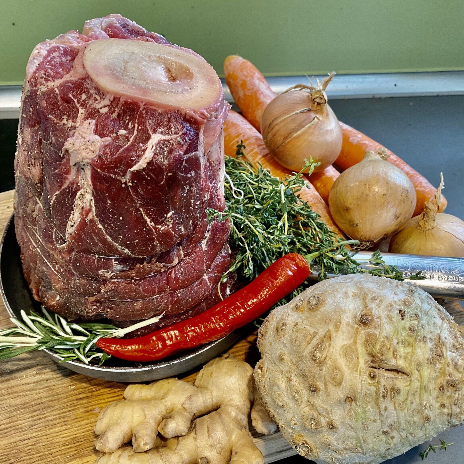 Liellopa stilbs Osso Buco BIO — attēls 2